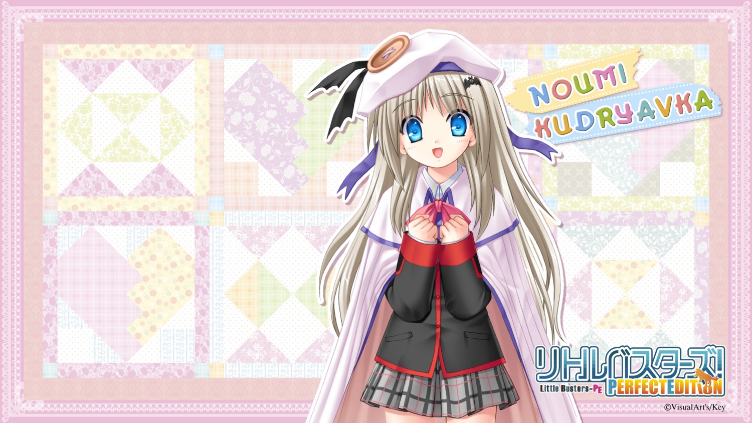 key naga little busters! noumi kudryavka seifuku wallpaper 241429